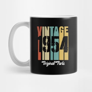 Vintage 1954 Original Parts Retro Vintage Birthday Gifts 66s Mug